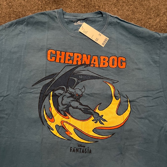 DISNEY Fantasia Chernabog S/S Shirt LARGE NWT Demon Night On Bald Mountain - Picture 2 of 8